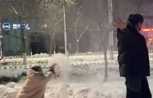 秦昊跳舞伊能静后面撒雪,网友:中年夫妻欢乐多|雪堆|人造雪|恐怖片|结婚|甄嬛传