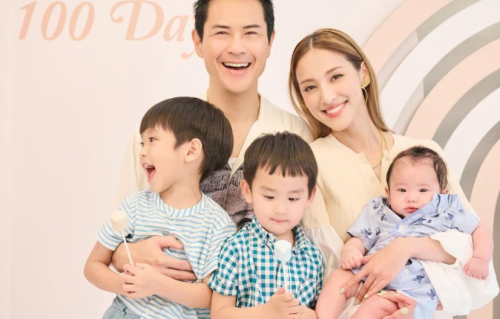 56岁郑嘉颖消失荧屏5年变“三娃奶爸”，太太陈凯琳逐梦《浪姐》称：他是伟大的爸爸