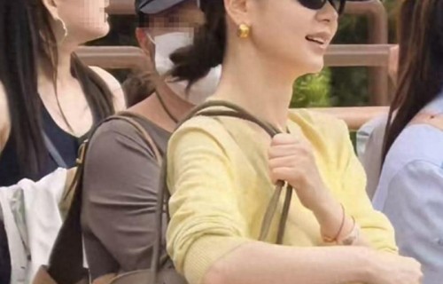 戚薇带3岁儿子游乐园玩,半露脸从小被严密呵护,11岁女儿一直高调露面